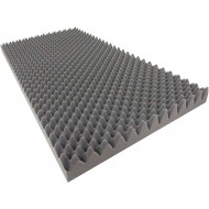 Espuma Acústica Caixa de Ovo - 1,90 x 1 m - D28 - Altura 3 cm